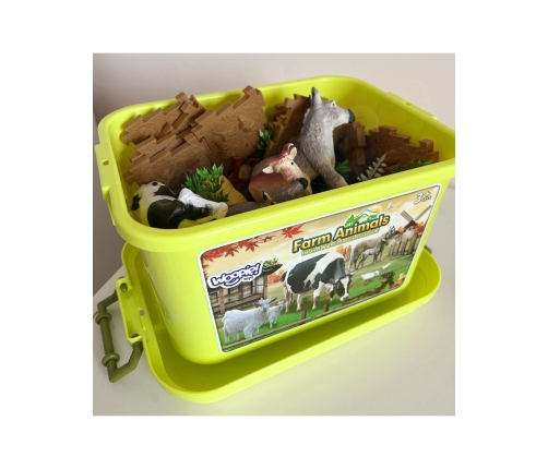 WOOPIE Zestaw Figurki Farma + Kuferek 57 el.