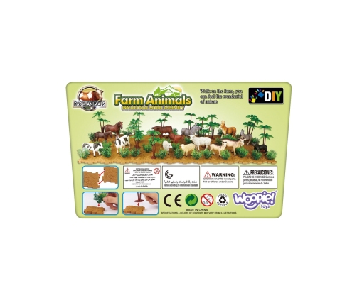 WOOPIE Zestaw Figurki Farma + Kuferek 57 el.