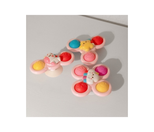 WOOPIE BABY Kosmiczny Spinner Pop-it  Zabawka Sensoryczna  Wymienne 3 szt Różowy.