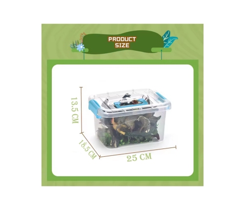 WOOPIE Zestaw Park Dinozaurów Figurki + Mata i Akcesoria 23 el.