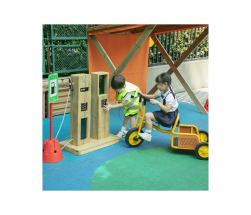 CLASSIC WORLD EDU Dystybutor Paliwa Stacja Ładowania do Samochodów