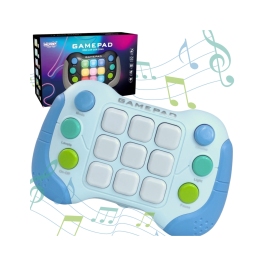 WOOPIE Elektroniczna Gra Zręcznościowa Pop-It Fidget Toy Gamepad Niebieski