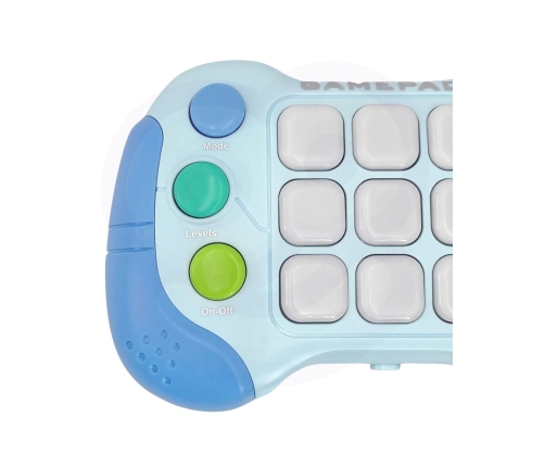 WOOPIE Elektroniczna Gra Zręcznościowa Pop-It Fidget Toy Gamepad Niebieski