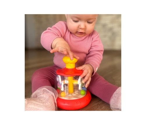 WOOPIE BABY Kolorowe Koniki Czerwona Bączek Karuzela