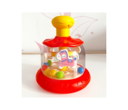 WOOPIE BABY Kolorowe Koniki Czerwona Bączek Karuzela