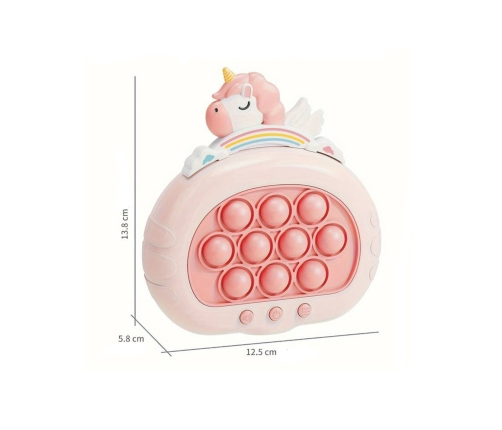 WOOPIE Gra POP IT Elektryczna Antystresowa Zręcznościowa Jednorożec