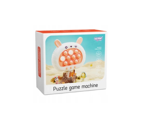 WOOPIE Gra POP IT Elektryczna Antystresowa Zręcznościowa Króliczek