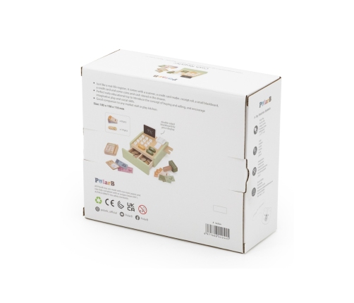 VIGA PolarB Drewniana Kasa Sklepowa Zielona