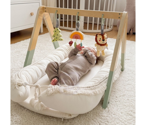 TOOKY TOY Baby Gym Stojak Edukacyjny Gimnastyczny 3 Zawieszki