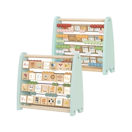 TOOKY TOY Liczydło Dwustronne Alfabet Obrazki