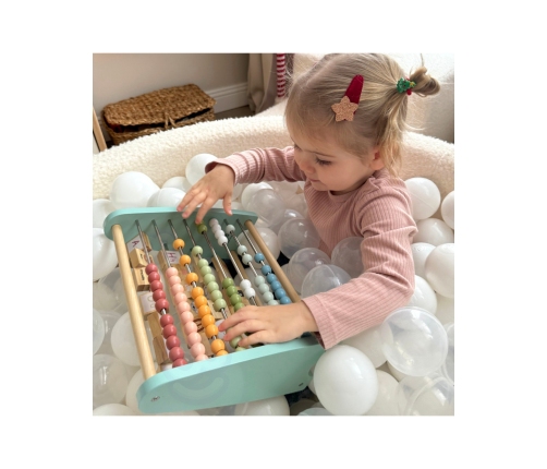 TOOKY TOY Liczydło Dwustronne Alfabet Obrazki