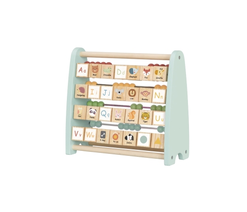 TOOKY TOY Liczydło Dwustronne Alfabet Obrazki