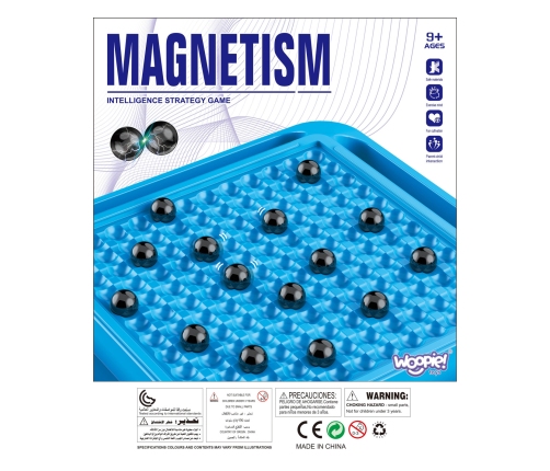 WOOPIE Gra Planszowa Magnetyczne Kulki