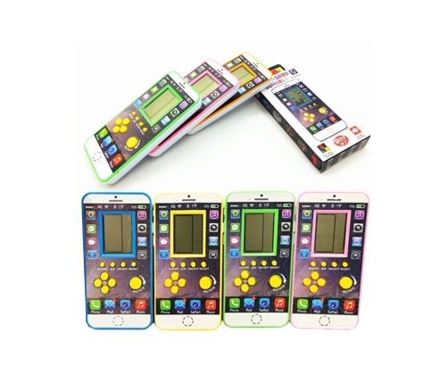 WOOPIE Elektroniczna Gra Mini Tetris Kieszonkowa Wersja