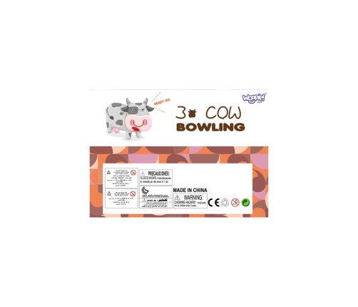 WOOPIE Kręgle dla Dzieci Zwierzaki i Cyferki 8 el.