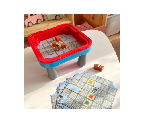 WOOPIE Stolik Gier Planszowych Logicznych 65 el. Zestaw 10w1