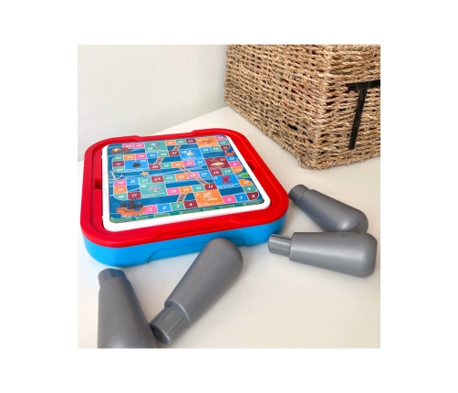 WOOPIE Stolik Gier Planszowych Logicznych 65 el. Zestaw 10w1