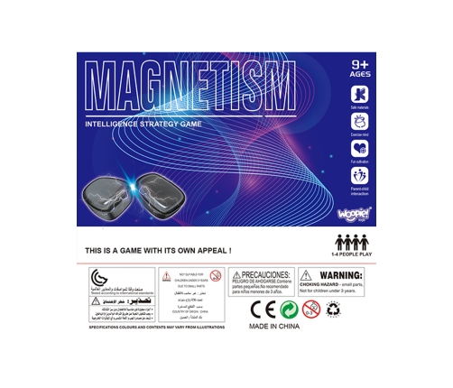 WOOPIE Gra Kamienie Magnetyczne w Sznurku 27 el.