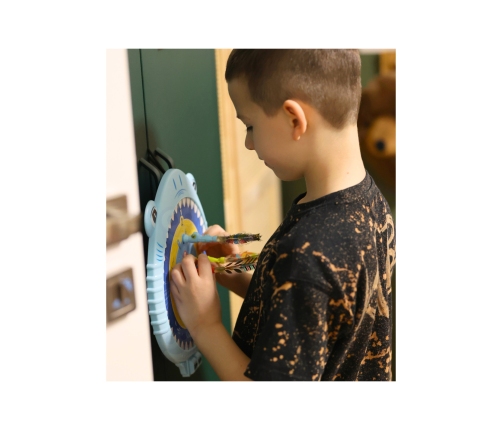 WOOPIE Magnetyczna Gra w Rzutki Dart Tarcza Wesoły Rekinek