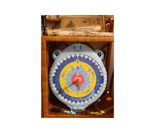 WOOPIE Magnetyczna Gra w Rzutki Dart Tarcza Wesoły Rekinek