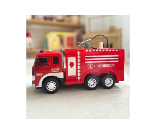 WOOPIE Zdalnie Sterowane Auto Wóz Strażacki RC Funkcja Pryskania Wodą