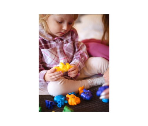 WOOPIE Figurki Montessori Zestaw Edukacyjny Jednorożce do Składania 