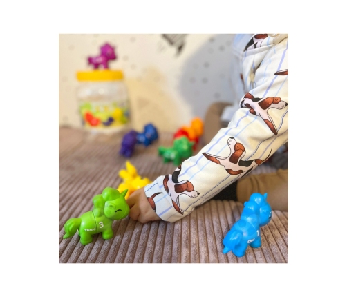 WOOPIE Figurki Montessori Zestaw Edukacyjny Jednorożce do Składania 