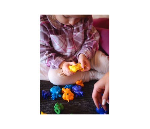 WOOPIE Figurki Montessori Zestaw Edukacyjny Jednorożce do Składania 