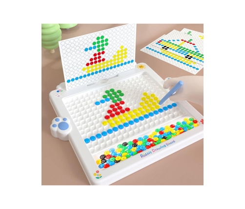 WOOPIE Tablica Magnetyczna Montessori MagPad Królik 2szt.