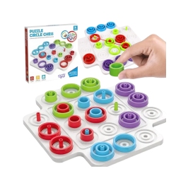 WOOPIE Strategiczna Gra Logiczna Trening Mózgu Kółko i Krzyżyk 36 el.