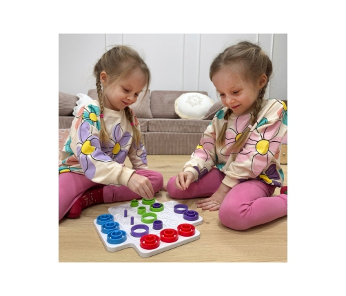 WOOPIE Strategiczna Gra Logiczna Trening Mózgu Kółko i Krzyżyk 36 el.