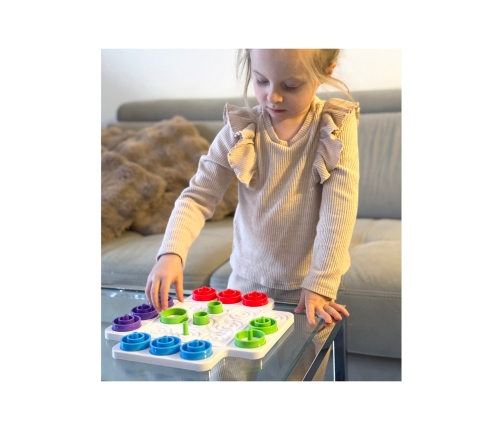 WOOPIE Strategiczna Gra Logiczna Trening Mózgu Kółko i Krzyżyk 36 el.