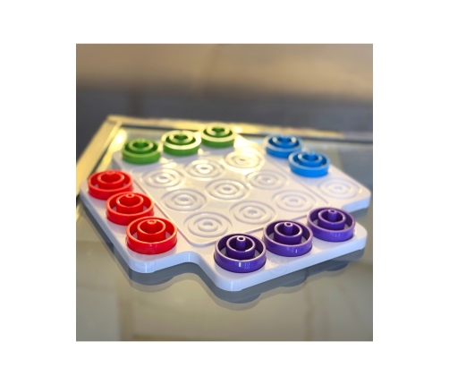 WOOPIE Strategiczna Gra Logiczna Trening Mózgu Kółko i Krzyżyk 36 el.