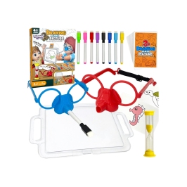 WOOPIE Gra "Narysuj i Zgadnij Obrazek" Malowanie Nosem