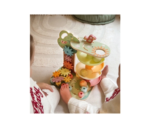 WOOPIE GREEN Drzewko Aktywności Kulodrom Montessori 4w1 FSC