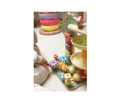 WOOPIE GREEN Drzewko Aktywności Kulodrom Montessori 4w1 FSC