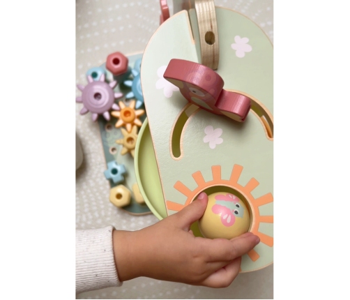 WOOPIE GREEN Drzewko Aktywności Kulodrom Montessori 4w1 FSC