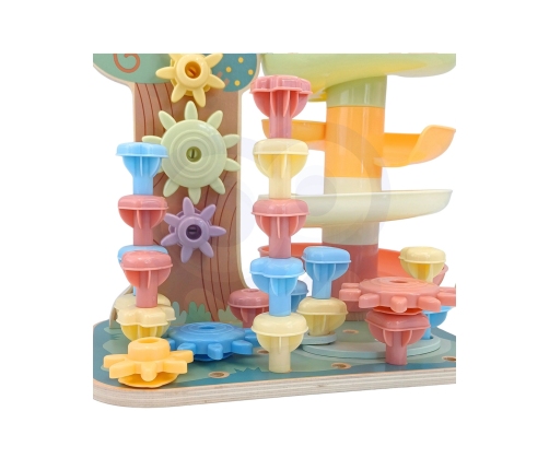 WOOPIE GREEN Drzewko Aktywności Kulodrom Montessori 4w1 FSC