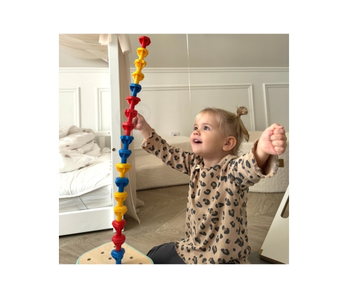 WOOPIE GREEN Konstrukcyjny BOX Motoryczny Montessori 12w1 FSC