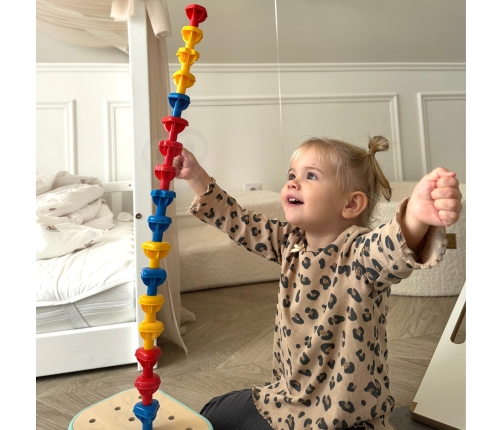 WOOPIE GREEN Konstrukcyjny BOX Motoryczny Montessori 12w1 FSC