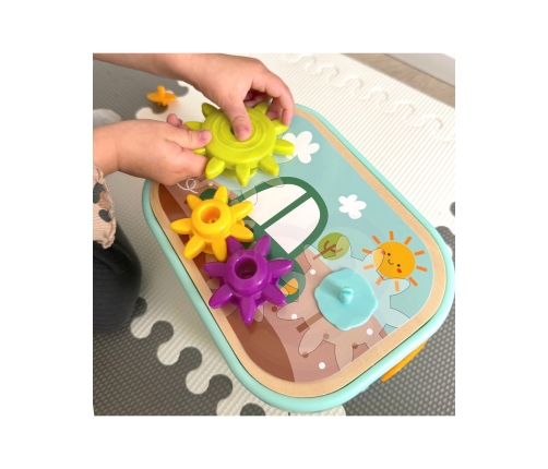 WOOPIE GREEN Konstrukcyjny BOX Motoryczny Montessori 12w1 FSC