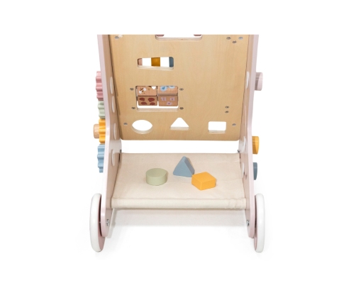 VIGA PolarB Drewniany Pchacz Chodzik Różowy Edukacyjny