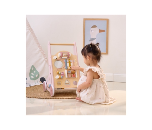 VIGA PolarB Drewniany Pchacz Chodzik Różowy Edukacyjny