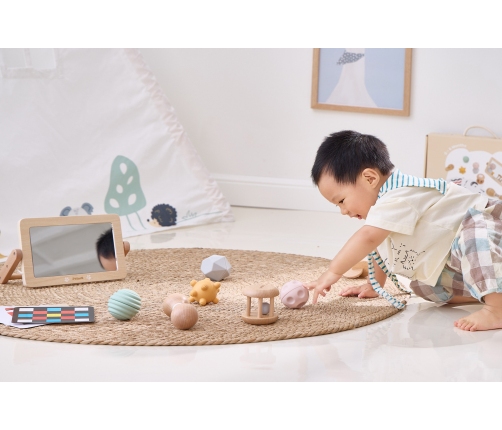 VIGA Zestaw Zabawek Edukacyjnych Pudełko Box od urodzenia do 6 miesiąca