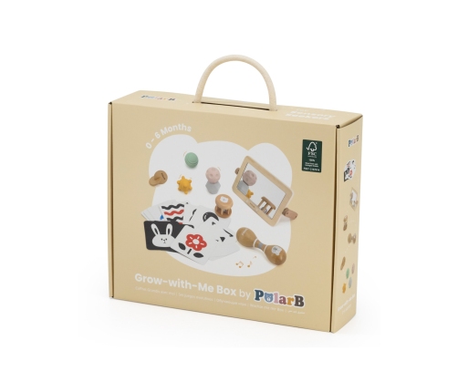 VIGA Zestaw Zabawek Edukacyjnych Pudełko Box od urodzenia do 6 miesiąca