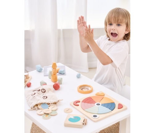 VIGA Zestaw Zabawek Edukacyjnych Pudełko Box od 36 miesiąca