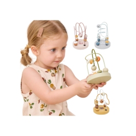 VIGA PolarB Drewniany Poręczny Labirynt Przeplatanka Pętla Motoryczna 1szt