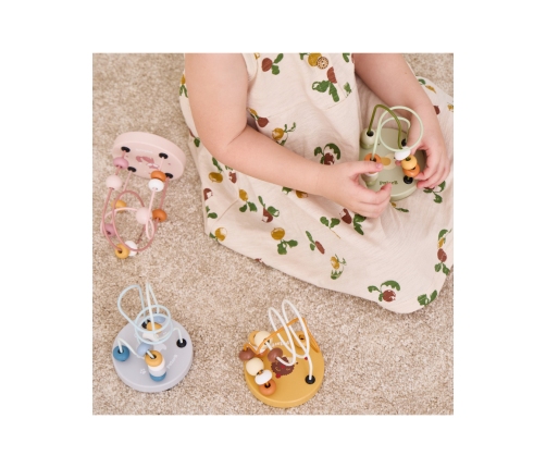 VIGA PolarB Drewniany Poręczny Labirynt Przeplatanka Pętla Motoryczna 1szt