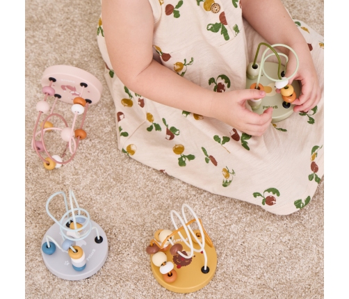 VIGA PolarB Drewniany Poręczny Labirynt Przeplatanka Pętla Motoryczna 1szt