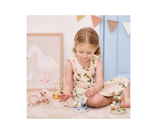 VIGA PolarB Drewniany Poręczny Labirynt Przeplatanka Pętla Motoryczna 1szt